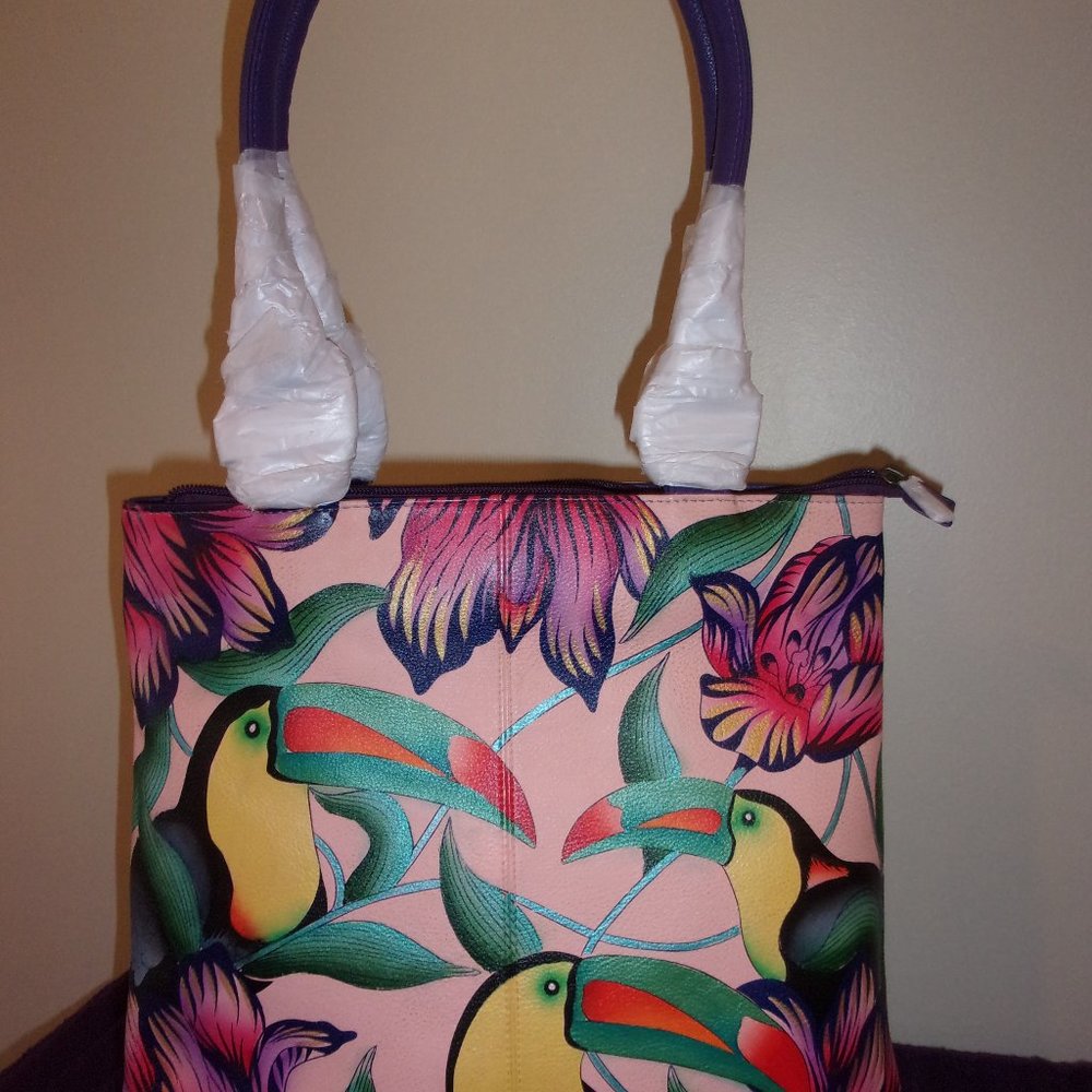 Anushka Triple Comp Tote/Shoulder Bag NWT - Picture 9 of 16